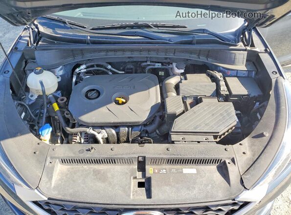 KM8J2CA41KU889772 2019 HYUNDAI TUCSON Синий Вид подкапотного пространства
