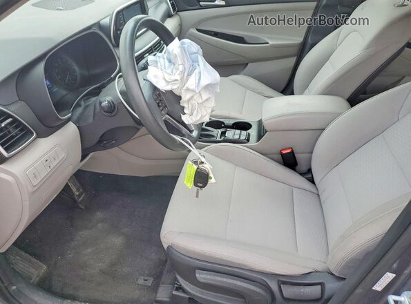 KM8J2CA41KU913620 2019 HYUNDAI TUCSON Серый Вид салона спереди