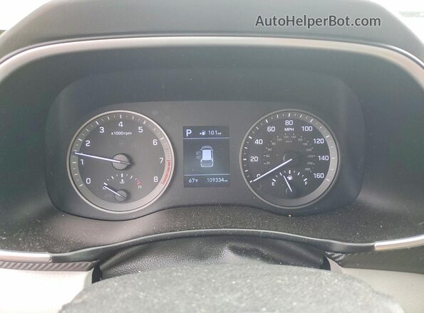 KM8J2CA41KU913620 2019 HYUNDAI TUCSON Серый Вид щитка приборов