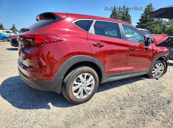 KM8J2CA41LU087661 2020 HYUNDAI TUCSON Red Задня права чверть