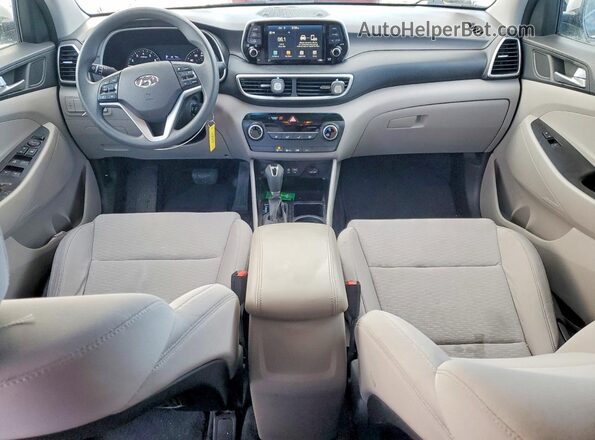 KM8J2CA41LU089622 2020 HYUNDAI TUCSON White Вид панелі приладів