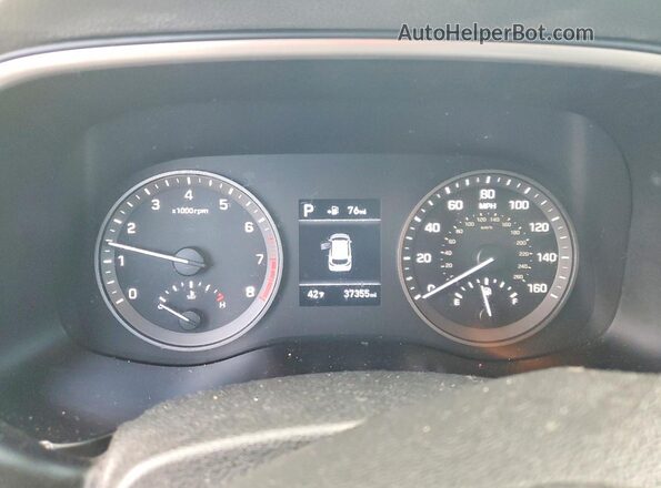 KM8J2CA41LU089622 2020 HYUNDAI TUCSON White Вид щитка приладів