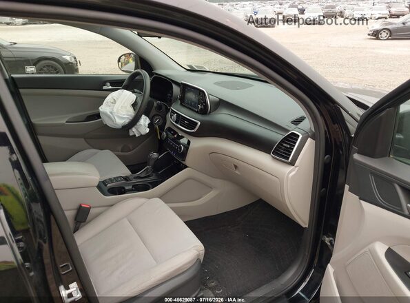 KM8J2CA41LU275709 2020 HYUNDAI TUCSON Black Front interior view