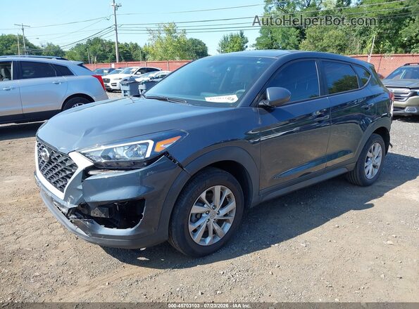 KM8J2CA41MU369848 2021 HYUNDAI TUCSON Gray Widok z przodu