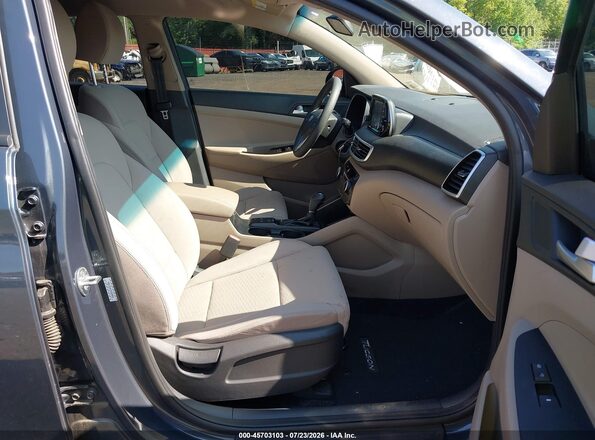 KM8J2CA41MU369848 2021 HYUNDAI TUCSON Gray Widok wnętrza z przodu