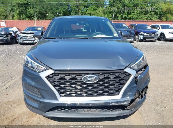 KM8J2CA41MU369848 2021 HYUNDAI TUCSON Gray Widok zestawu wskaźników