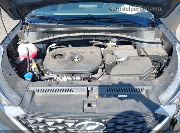 KM8J2CA41MU369848 2021 HYUNDAI TUCSON Gray Widok z tyłu