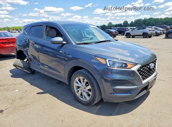 KM8J2CA41MU374869 2021 HYUNDAI TUCSON Blue Передня права чверть
