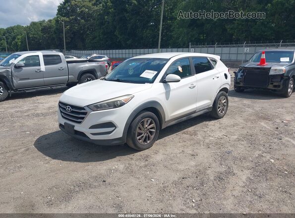 KM8J2CA42JU664680 2018 HYUNDAI TUCSON White Vista tres cuartos delantera izquierda