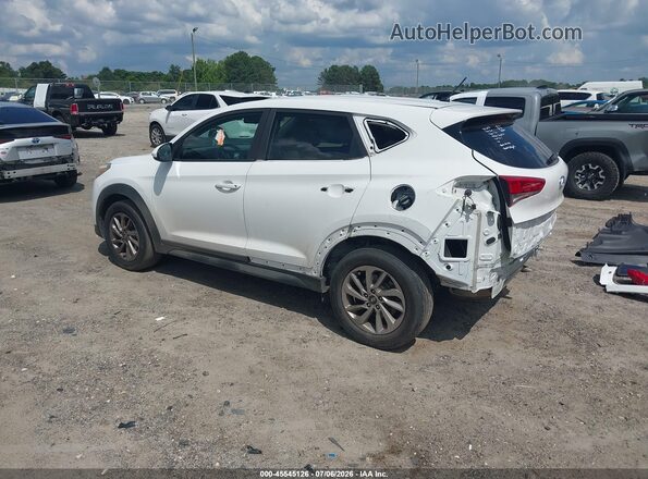 KM8J2CA42JU664680 2018 HYUNDAI TUCSON White Trasero izquierdo