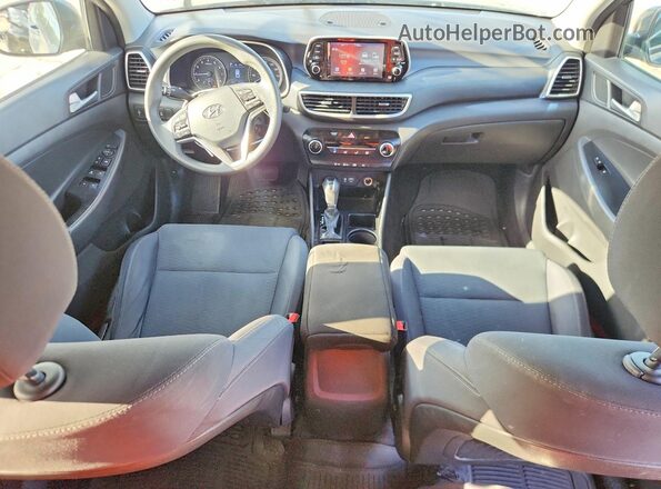 KM8J2CA42KU872463 2019 HYUNDAI TUCSON Blue წინა პანელის ხედი