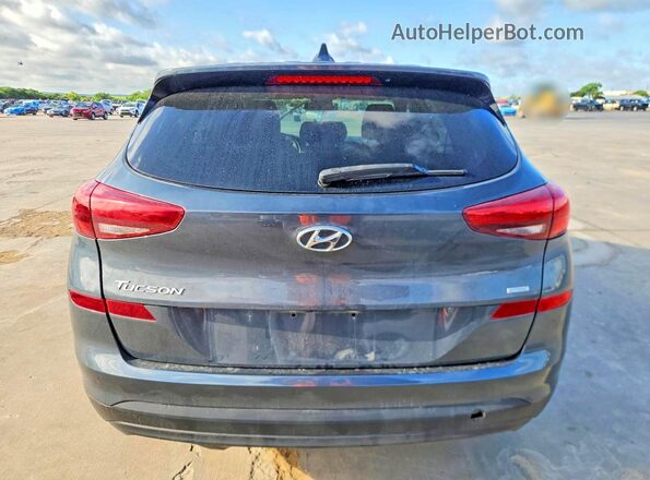 KM8J2CA42KU872463 2019 HYUNDAI TUCSON Blue უკანა ხედი