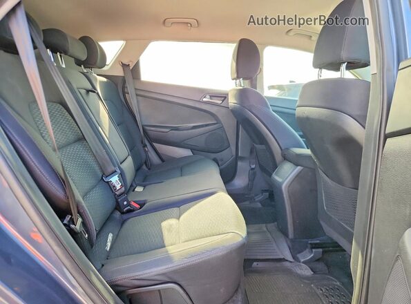KM8J2CA42KU872463 2019 HYUNDAI TUCSON Blue უკანა სავარძლების ხედი