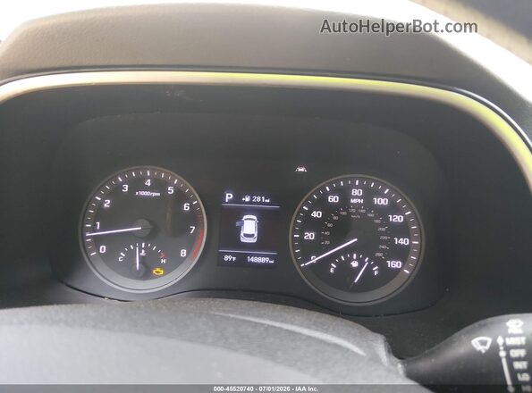 KM8J2CA43KU899090 2019 HYUNDAI TUCSON Silver Widok tylnych siedzeń