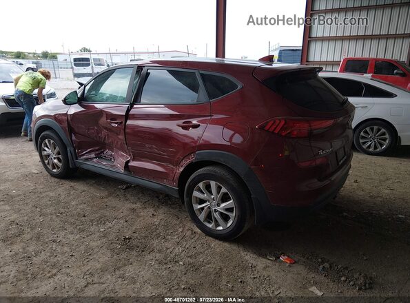 KM8J2CA43LU109854 2020 HYUNDAI TUCSON Red Задня ліва чверть