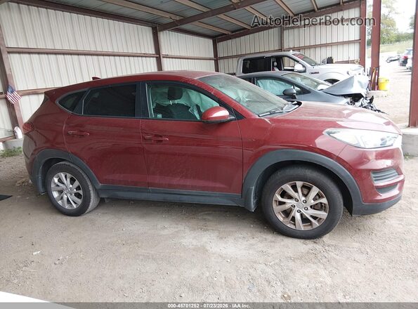 KM8J2CA43LU109854 2020 HYUNDAI TUCSON Red Вид задньої частини салону
