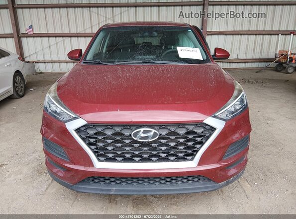 KM8J2CA43LU109854 2020 HYUNDAI TUCSON Red Вид щитка приладів