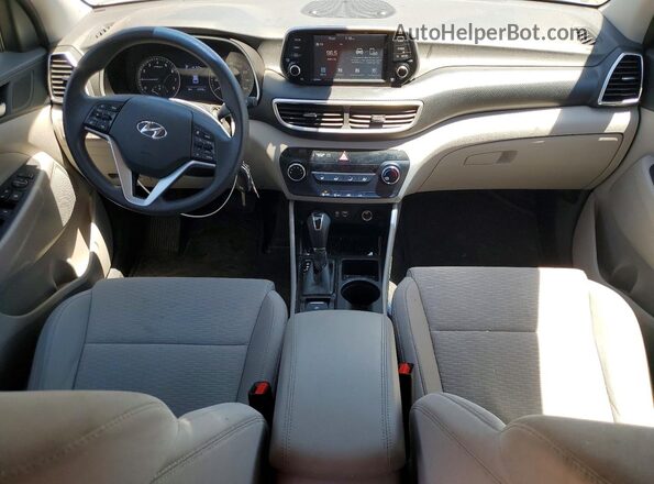 KM8J2CA43MU390958 2021 HYUNDAI TUCSON Silver წინა პანელის ხედი