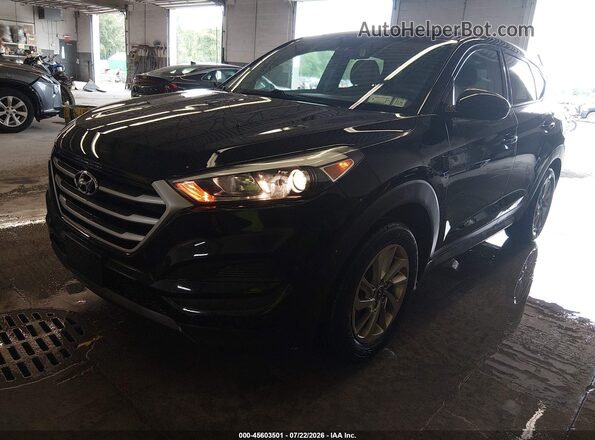 KM8J2CA44JU655799 2018 HYUNDAI TUCSON Black Przód lewy