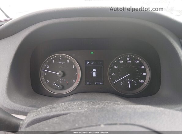 KM8J2CA44JU655799 2018 HYUNDAI TUCSON Black Widok tylnych siedzeń