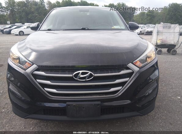 KM8J2CA44JU655799 2018 HYUNDAI TUCSON Black Widok z przodu
