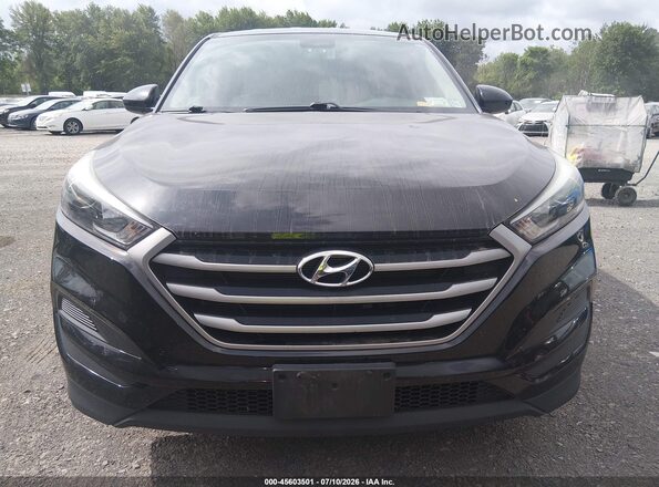 KM8J2CA44JU655799 2018 HYUNDAI TUCSON Black Widok zestawu wskaźników