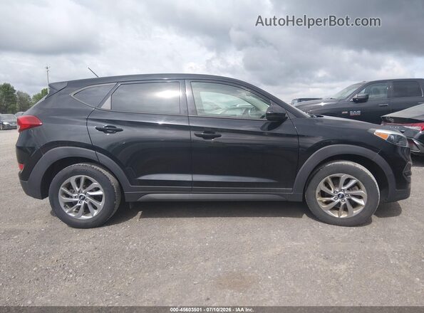 KM8J2CA44JU655799 2018 HYUNDAI TUCSON Black Widok wnętrza z tyłu