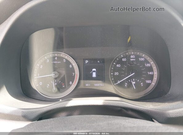 KM8J2CA44JU677897 2018 HYUNDAI TUCSON Gray უკანა სავარძლების ხედი