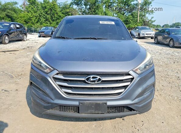 KM8J2CA45JU618339 2018 HYUNDAI TUCSON Gray Vista frontal