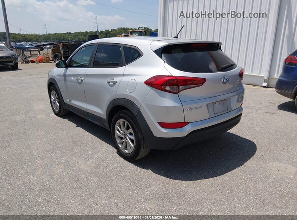 KM8J2CA45JU656265 2018 HYUNDAI TUCSON Серебряный Задняя левая четверть