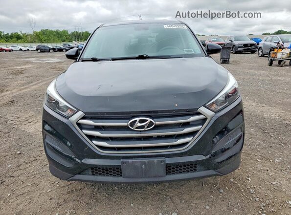 KM8J2CA45JU786319 2018 HYUNDAI TUCSON Black Դիմացի տեսք