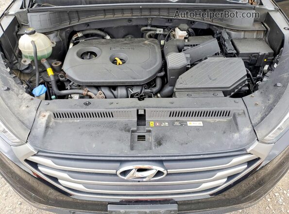 KM8J2CA45JU786319 2018 HYUNDAI TUCSON Black Շարժիչի բաժամունքի տեսք