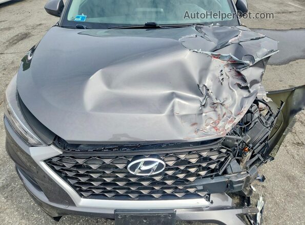 KM8J2CA45LU081300 2020 HYUNDAI TUCSON Серый Вид подкапотного пространства
