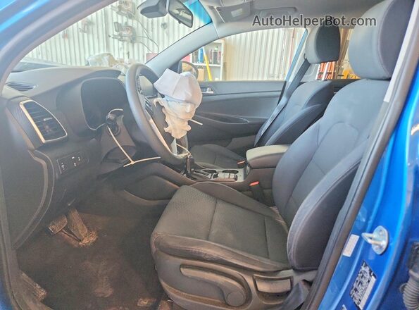 KM8J2CA45LU154293 2020 HYUNDAI TUCSON Blue Front interior view