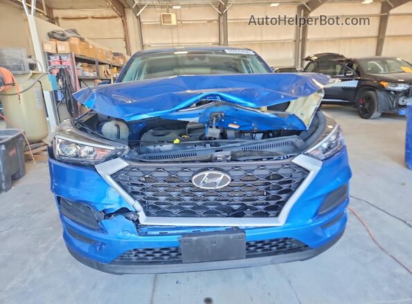 KM8J2CA45LU154293 2020 HYUNDAI TUCSON Blue Front view