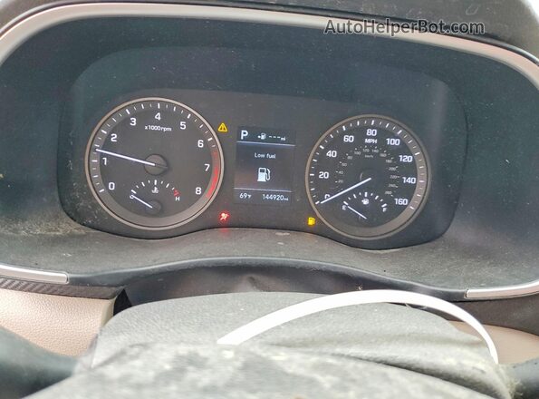 KM8J2CA45MU372817 2021 HYUNDAI TUCSON White Instrument cluster view