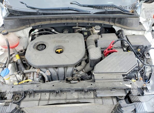 KM8J2CA45MU372817 2021 HYUNDAI TUCSON White Engine compartment view