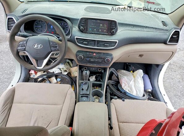KM8J2CA45MU372817 2021 HYUNDAI TUCSON White Dashboard view