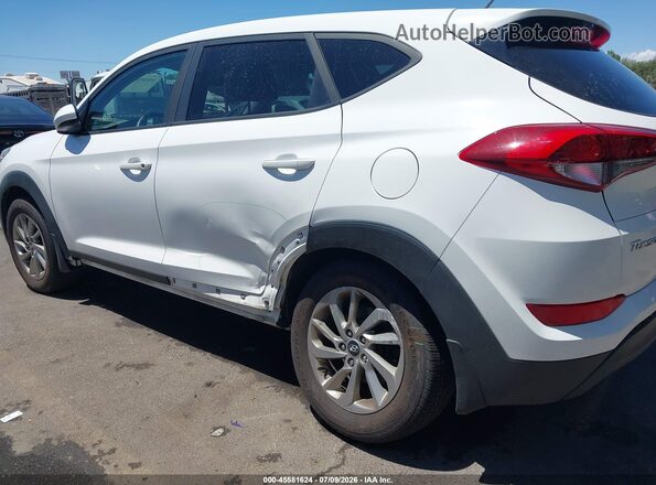 KM8J2CA46JU701164 2018 HYUNDAI TUCSON White წინა ხედი