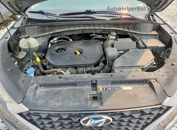 KM8J2CA46KU840194 2019 HYUNDAI TUCSON Gray Vista del compartimento del motor