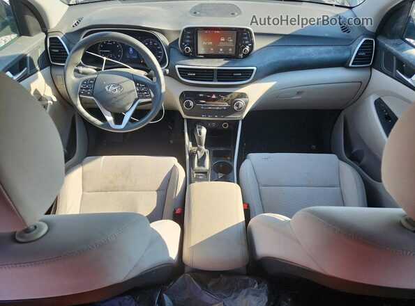 KM8J2CA46LU077787 2020 HYUNDAI TUCSON Черный Вид панели приборов