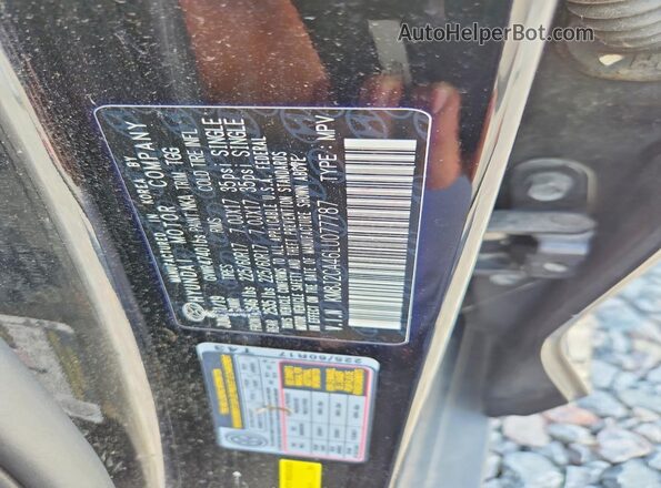 KM8J2CA46LU077787 2020 HYUNDAI TUCSON Черный Вид подкапотного пространства