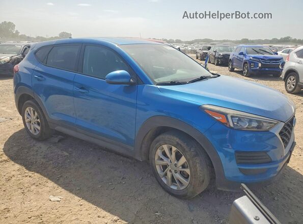 KM8J2CA46LU162693 2020 HYUNDAI TUCSON Blue Delantero derecho