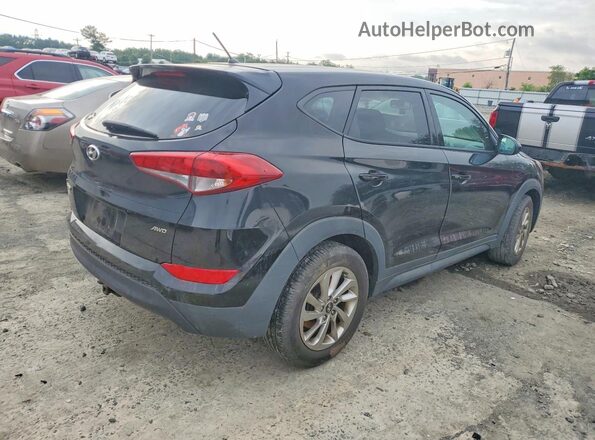 KM8J2CA47JU662603 2018 HYUNDAI TUCSON Black Trasero derecho