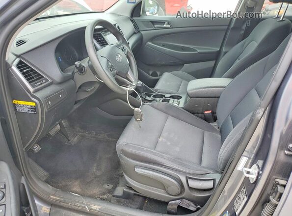 KM8J2CA47JU694435 2018 HYUNDAI TUCSON Gray Vista interior delantera
