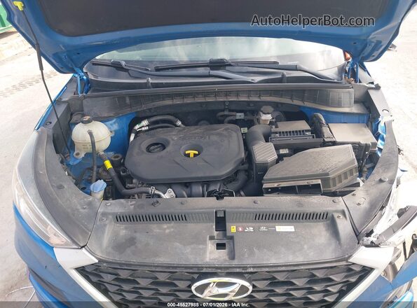 KM8J2CA47KU003261 2019 HYUNDAI TUCSON Blue უკანა ხედი
