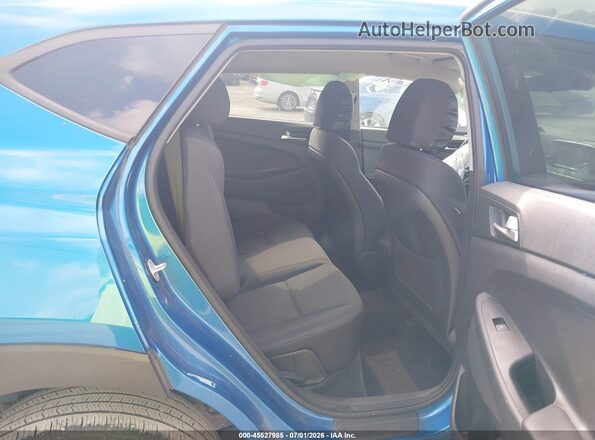 KM8J2CA47KU003261 2019 HYUNDAI TUCSON Blue VIN კოდის სტიკერის ხედი