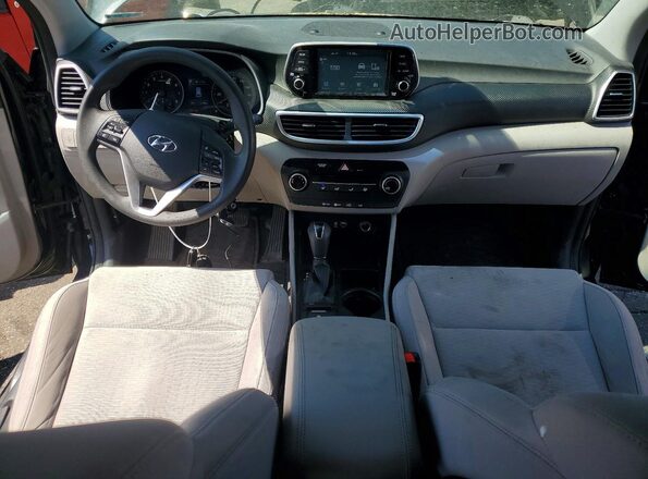 KM8J2CA47KU072841 2019 HYUNDAI TUCSON Black Вид панелі приладів