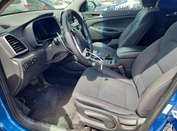 KM8J2CA47KU844495 2019 HYUNDAI TUCSON Blue Vista interior delantera