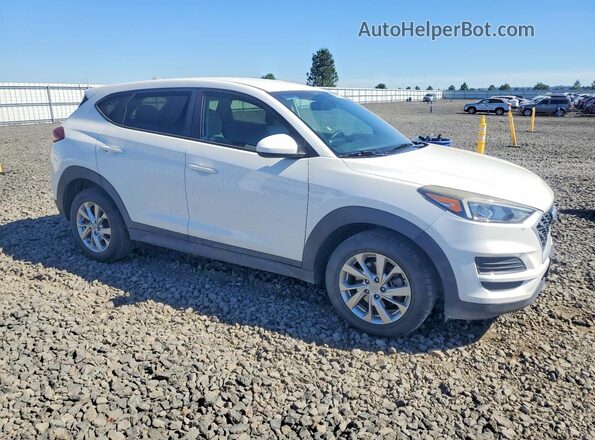 KM8J2CA47KU925321 2019 HYUNDAI TUCSON White Передня права чверть